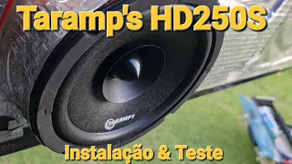 Taramps HD250S Alto-falantes Full range 6" 125w RMS, instalação e teste de som