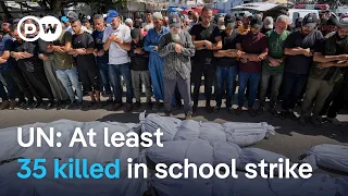 Israel rejects calls for an independent investigation into UN school attack | DW News