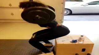 Kim Kardashian big butt workout move exposed! Kim's hot trainer shows moves to build a natural booty