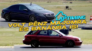 Volt pénz MAJOMRA és BANÁNRA is! - Subaru Impreza WRX vs. VW Passat CC 3.6 V6 (Laptiming Ep. 294.)