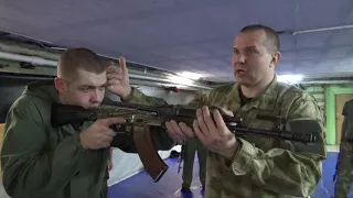 Прикладной рукопашный бой с применением АК-74. Отбор оружия.  Крус "Партизан"
