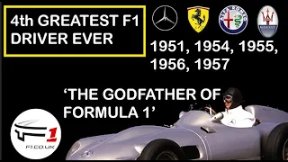 Juan Manuel Fangio: F1's 4th greatest ever driver