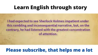 SHERLOCK HOLMES   CASE OF IDENTITY ★ Learn English Through Story