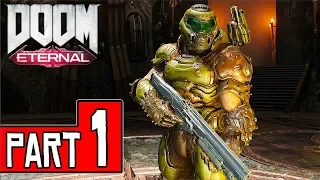 DOOM Eternal Walkthrough Part 1 (PS4 Pro) FULL GAME No Commentary @ 1440p (60ᶠᵖˢ) ✔