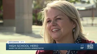 Student performed CPR on teacher and saved her life