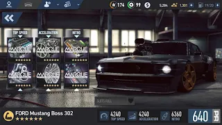 NFS NO LIMITS: MAXED SHOWCASE (Ford Mustang Boss 302, Dodge Charger R/T, Dodge Challenger SRT8)
