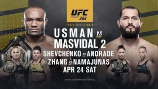 прямой эфир Полный бой Хорхе Масвидаль vs Камару Усман на UFC 261  БРУТАЛЬНЫЙ НОКАУТ720P HD