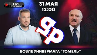 Гомель. Пикет по сбору подписей  Тихановской