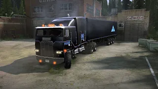 Spintires: MudRunner - FREIGHTLINER FLA  9664 Road Collapse MOD