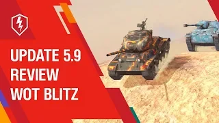 WoT Blitz. Update 5.9 Review. New characteristics panel