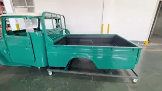 FJ40 FJ43 car body shell factory producing shells #fj40 #fj43 #hj45 #fj45 #landcruiser #classiccars