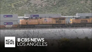 Crew arrested burglarizing a freight train in the Cajon Pass