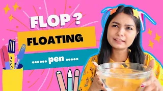 Floating Pen is FLOP ?😱 #crafteraditi #youtubepartner #floatingpen #handmade #shorts @CrafterAditi