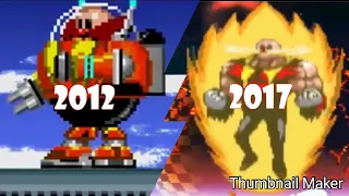 Evolution of Final Bosses in LakeFeperd's Sonic fan-games (2012-2017)