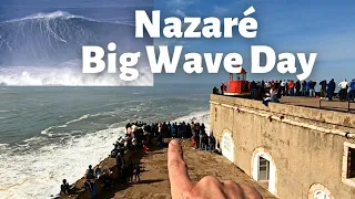 What is a Big Wave Day like at NAZARÉ?