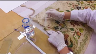 Gel Cleaning in Textile Conservation