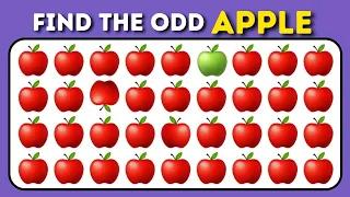 Find the ODD One Out | Emoji Quiz | Easy, Medium&Hard Level of Apple