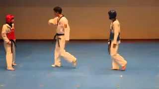 Most funniest fight of taekwondo in the world.