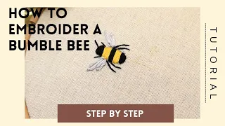 How To Embroider A Simple Bee