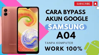 How to Bypass Frp Samsung A04 New 2023 | A045f Forgot Google Account After Wipe Data Without PC