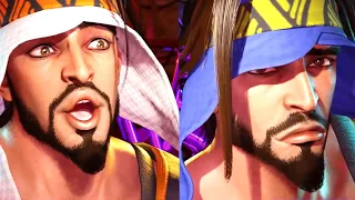 Street Fighter 6 - All Rashid Walk Out/Character Select/Face Animations