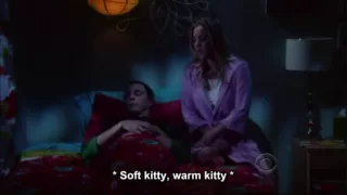 Penny sings Soft Kitty again for Sheldon