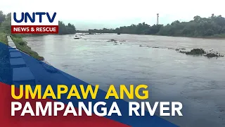 Mahigit 20 bayan sa Pampanga at Bulacan, lubog sa baha dahil sa pag-apaw ng Pampanga River