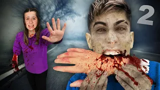 ALEJO IGOA ZOMBIE se COMIÓ el BRAZO de su HERMANA MALENA 😨😨 * ¡Grabamos todo!