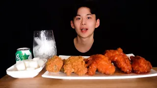 ASMR MUKBANG 비비큐 황금올리브 치킨 리얼사운드 먹방 / BBQ Golden Olive Chicken Real Sound Eating Show