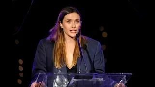 EMA Honors - Elizabeth Olsen Accepts EMA Futures Award