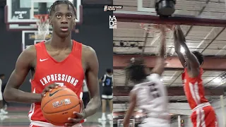 #1 Ranked 8th Grader in the Country?! "BABY GREEK FREAK" AJ Dybantsa Highlights from MADE Hoops!