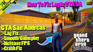 How To Fix Lag In GTA San Andreas | GTA SA Lag Fix✅| Boost Fps🚀| Smooth Gameplay🎮| Lower End PC🔥