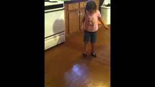 4 year old tap dances