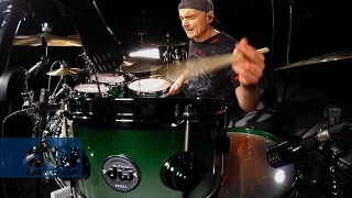 Virgil Donati plays DW Drums (100% GoPro)