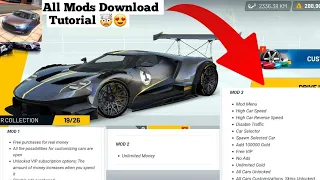 How to Download all the Mods🤯 || Extreme Car Driving Simulator || Free Cars & Skins