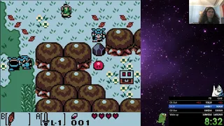 The Legend of Zelda: Link's Awakening DX - No WW/OoB speedrun in 1:08:44