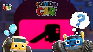 Play shadow play with tomoncar friends! Learning object names nursery rhyme Kids Songs