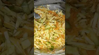 ОЧЕНЬ вкусный постный салат, можно есть на второй день, ещё вкуснее