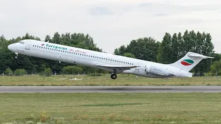 McDonnell Douglas MD-82 European Air Charter LZ-LDU at Poznan Airport 2022.07.08