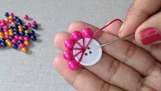 I make MANY and SELL them all! Super Genius Recycling Idea with Button . Easy Hand making Earings