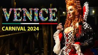 Venice Carnival 2024: The Grand Finale! Carnival at night | Italy