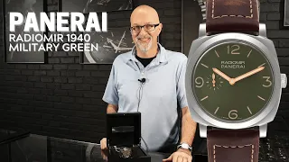 Panerai Radiomir 1940 Green Dial PAM 995 Watch Review | SwissWatchExpo