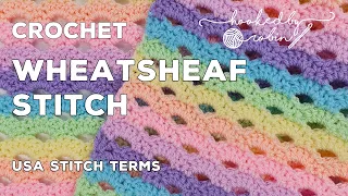 Crochet Wheatsheaf Stitch (Great for Scarves or Blankets!) Mini Arcade Stitch