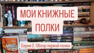 МОИ КНИЖНЫЕ ПОЛКИ | Книжный сериал. СЕРИЯ 2. | Обзор первой книжной полки