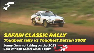 East African Safari Classic Rally 2023 | Johnny Gemmell | Datsun 280Z. #rally
