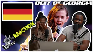 BEST OF GEORGIA 🎤 | Winner Season 10 🏆 | The Voice Kids 2022 | JAX AND NINA REACTION