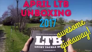 April Lucky Tackle Box Unboxing/Challenge PLUS GIVEAWAY!!!(closed)