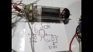 Простой усилитель низкой  частоты на радиолампе 6п14п.