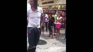 Mágico de Rua no centro de São Paulo