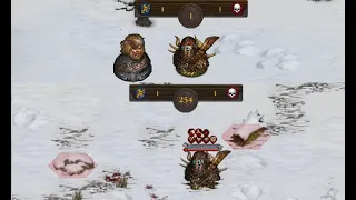 Battle Brothers. Cheesing the Barbarian Madman with lvl 3 brother.